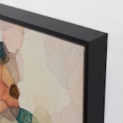 "Echoes I" - Art Print in Rust by Wendy Keller - Frame Close-up