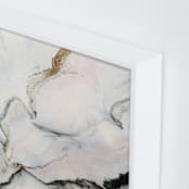 "Beneath the Layers" - Art Print in Pewter by Melanie Severin - Frame Close-up