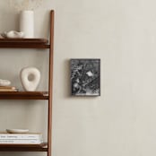 "Hiding in the Shadows" - Art Print in Charcoal Grey by Charlotte Mello Stevenson - In a Room