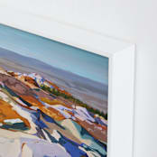 "On the Rocks II" - Art Print in Quartz by Jess Franks - Frame Close-up
