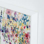 "Wildflowers" - Art Print in rose by Lindsay Megahed - Frame Close-up