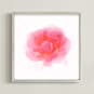 "Summer Rose" - Art Print in Summer Pink by IGGI - Framed