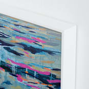 "Tilt Shift" - Art Print in Fuschia by Kelly Johnston - Frame Close-up