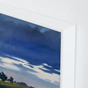 "Come Rain or Shine" - Art Print in Summer Storm by Stephanie Goos Johnson - Frame Close-up