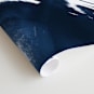 "Quietly Alive" - Wall Mural in Navy by Roann Mathias - Close-up