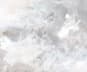 "Melody in White" - Wall Mural in misty grey by Teodora Guererra - Full Size