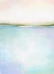"Coral Bay" - Wall Mural in White by AlisonJerry - Full Size