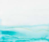 "Seafront" - Wall Mural in White by Itsy Belle Studio - Full Size