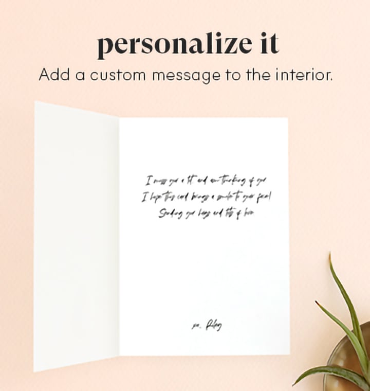 Personalize Your Greeting Card