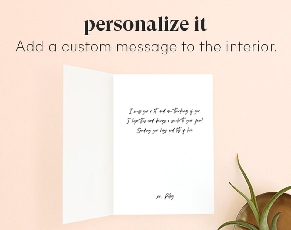 Personalize Your Greeting Card