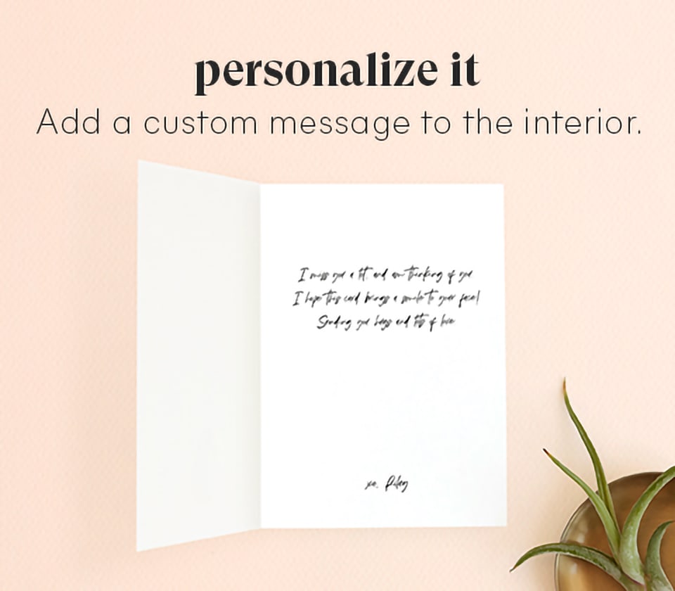 Personalize Your Greeting Card