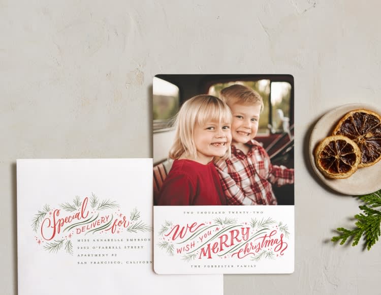 Shop holiday card challenge winners