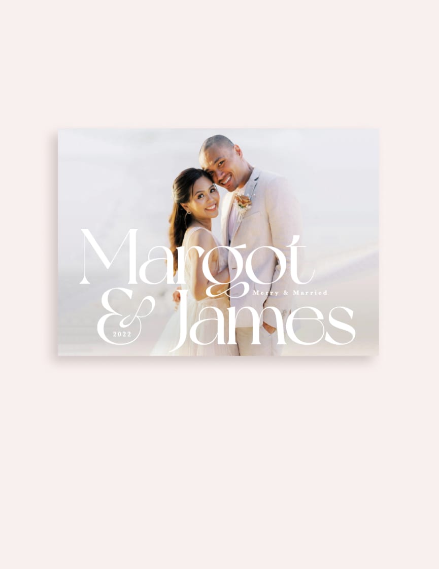 minted+BRIDES® Holiday Cards