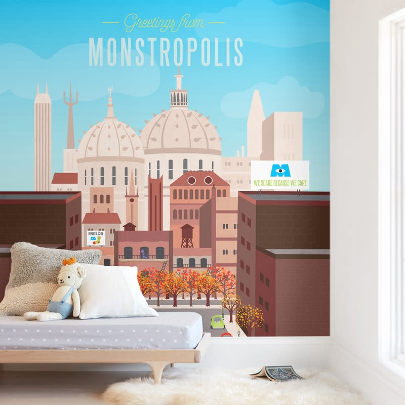 Greetings from Monstropolis Children's Wall Murals