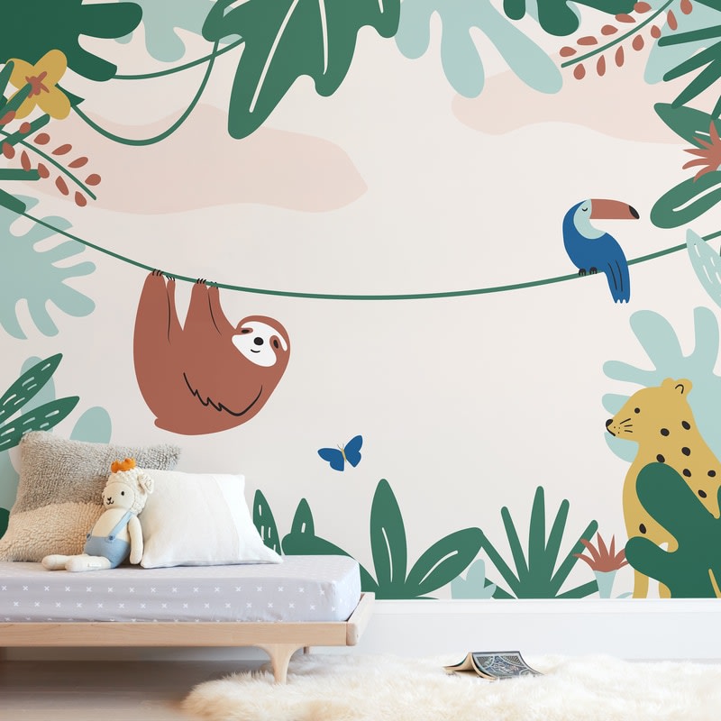 Jungle Life Children's Wall Murals