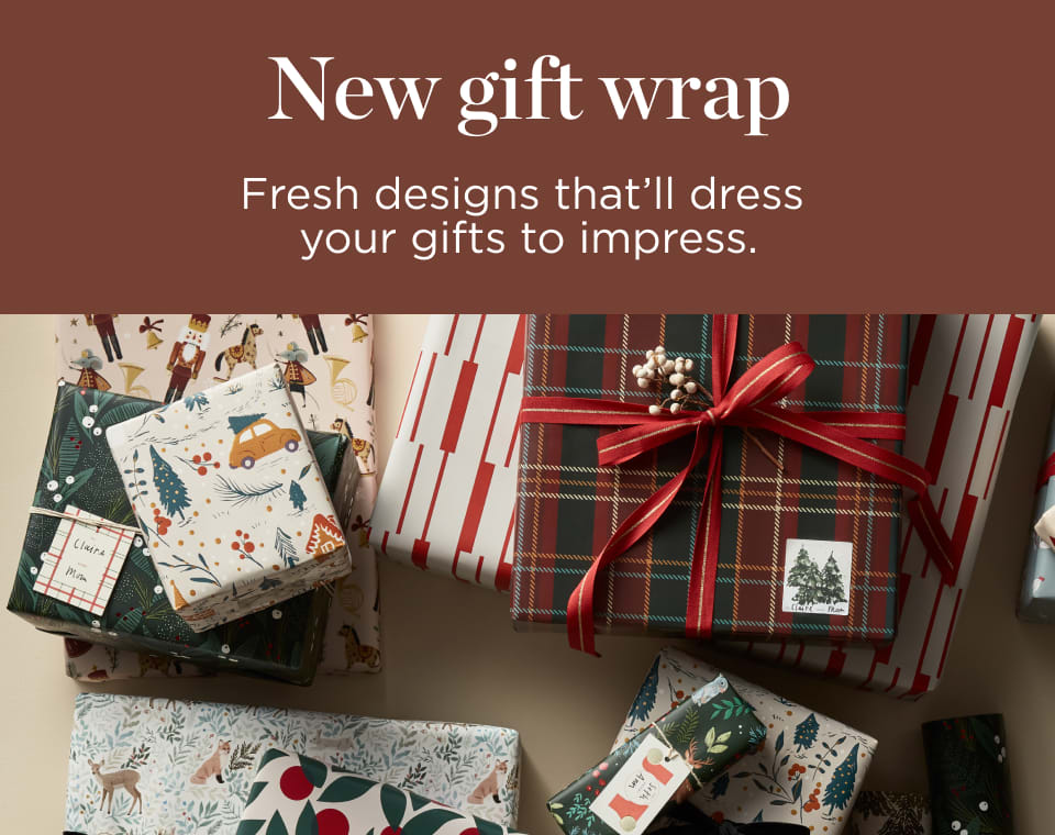 NEW! Wrapping Paper Rolls