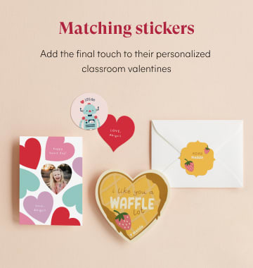 Valentine stickers