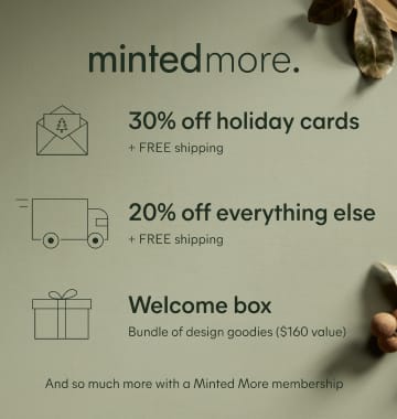 30% off Holiday Cards with Minted More