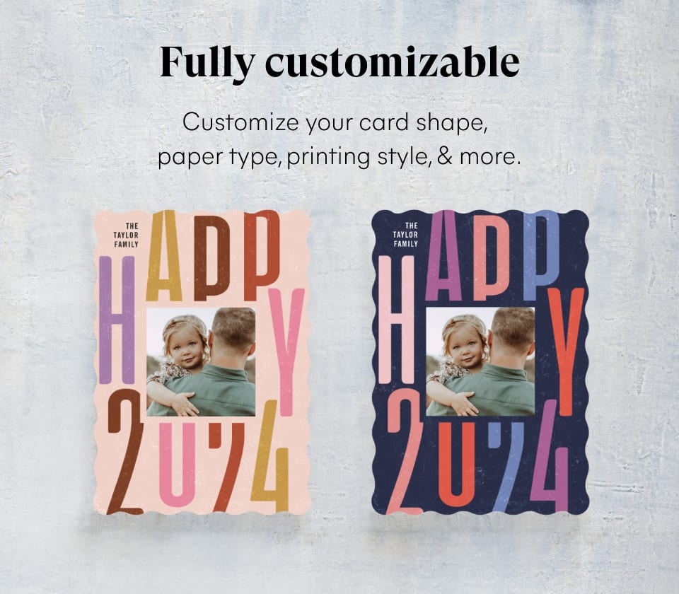 Customizable Holiday Cards