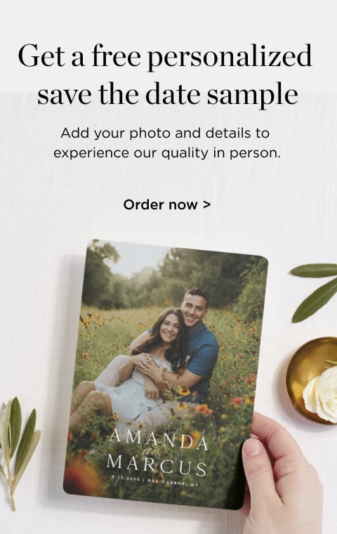 Sample Save The Date