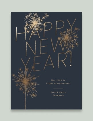 Sparkling New Year by Paula Pecevich