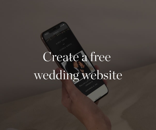 Create a free wedding website