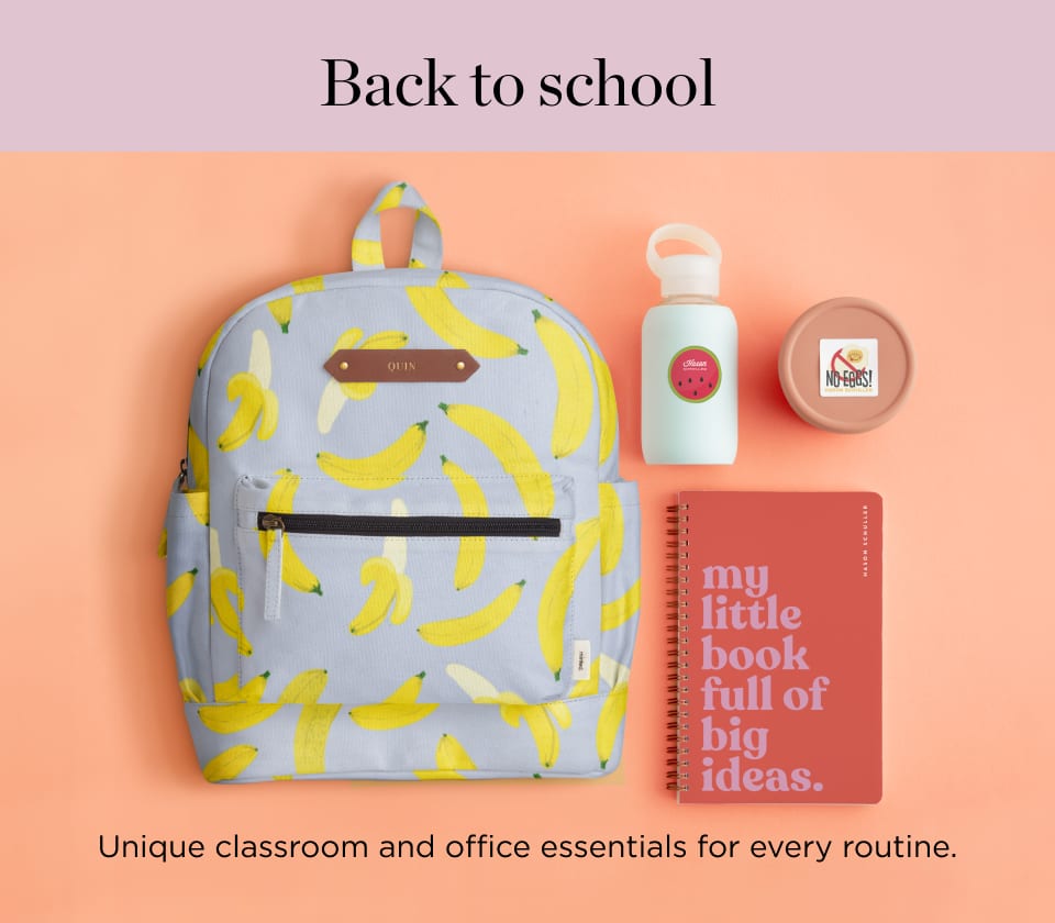 Back To School Personalization