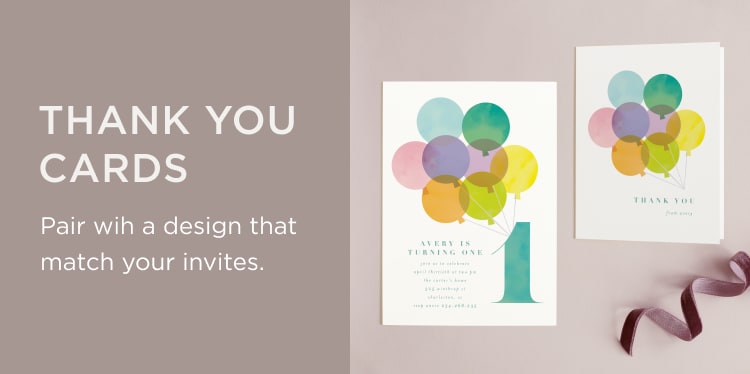 Matching Thank You Cards