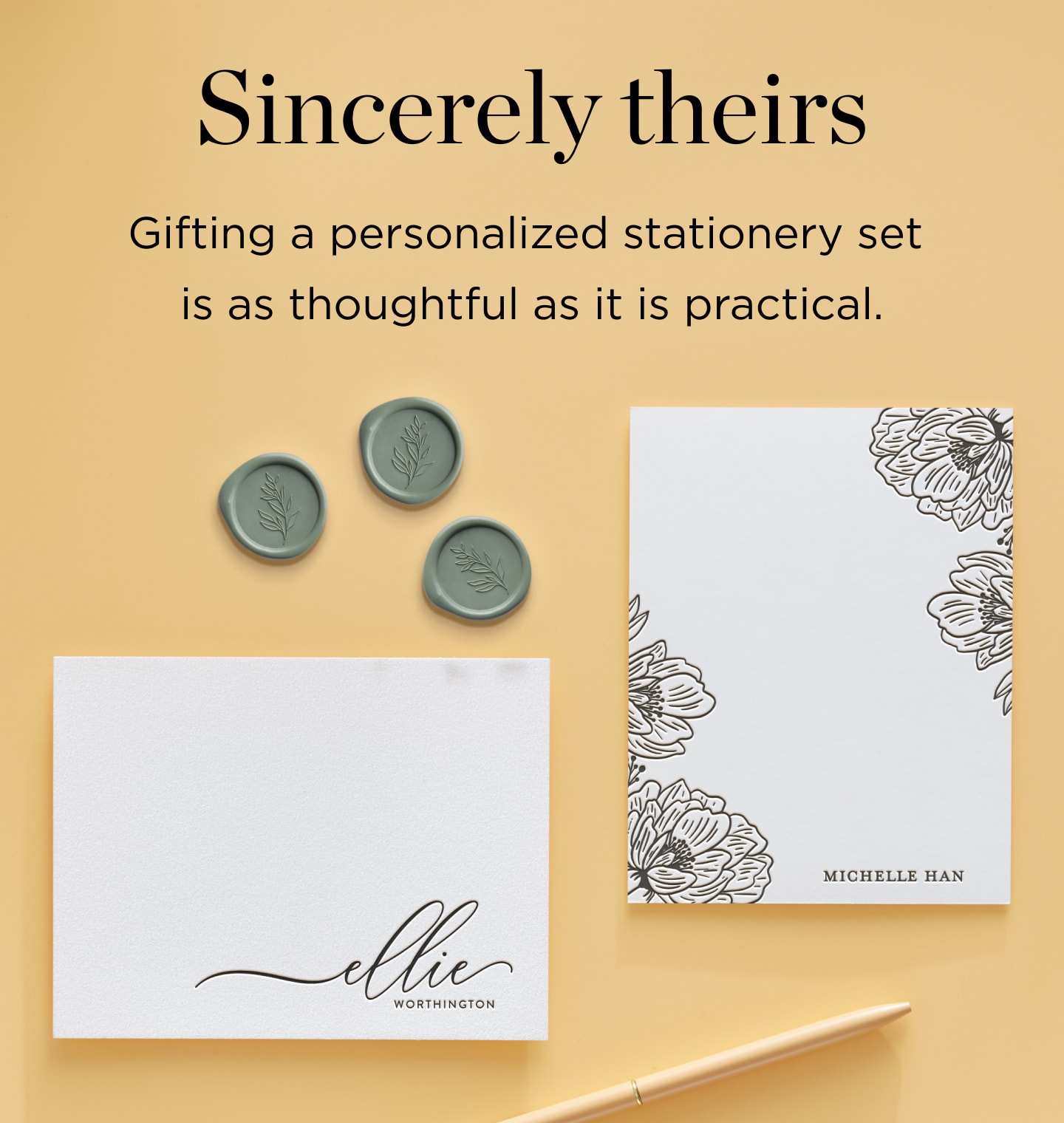 Sincerely Theirs Stationery Gifts