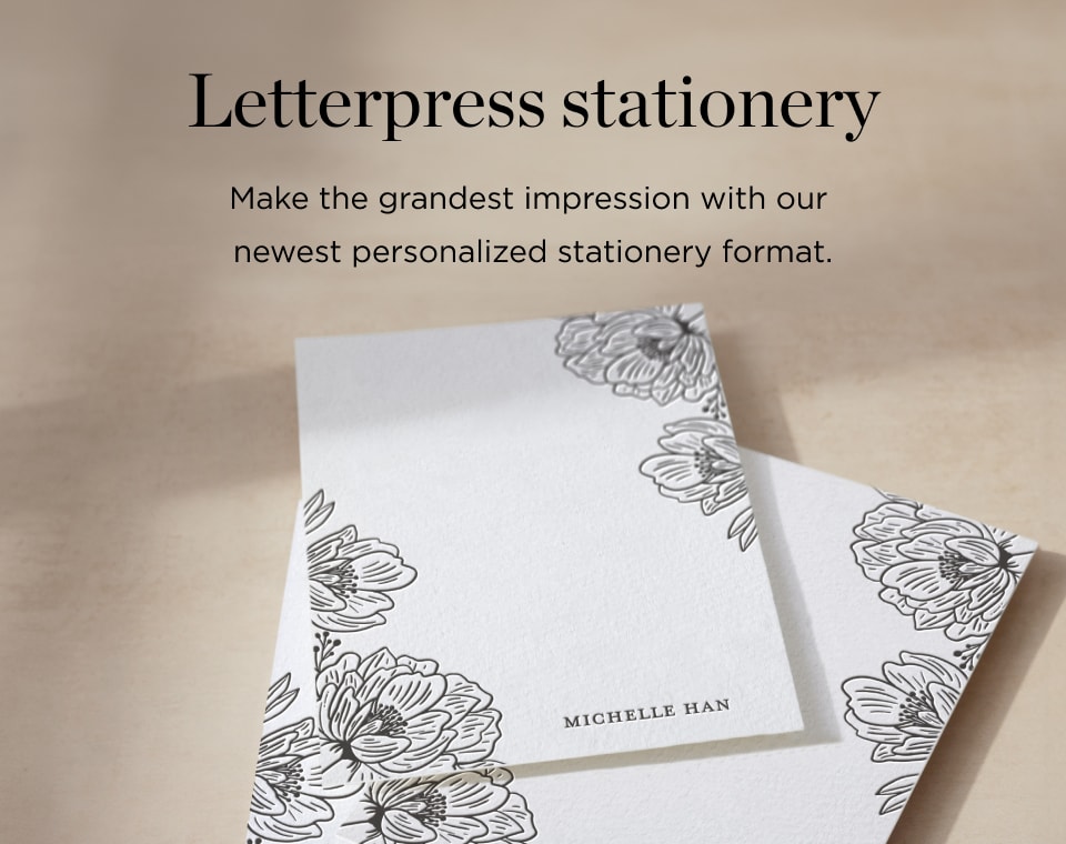 Minimalist watercolor Stationery Cards by Stella's School Fundraiser