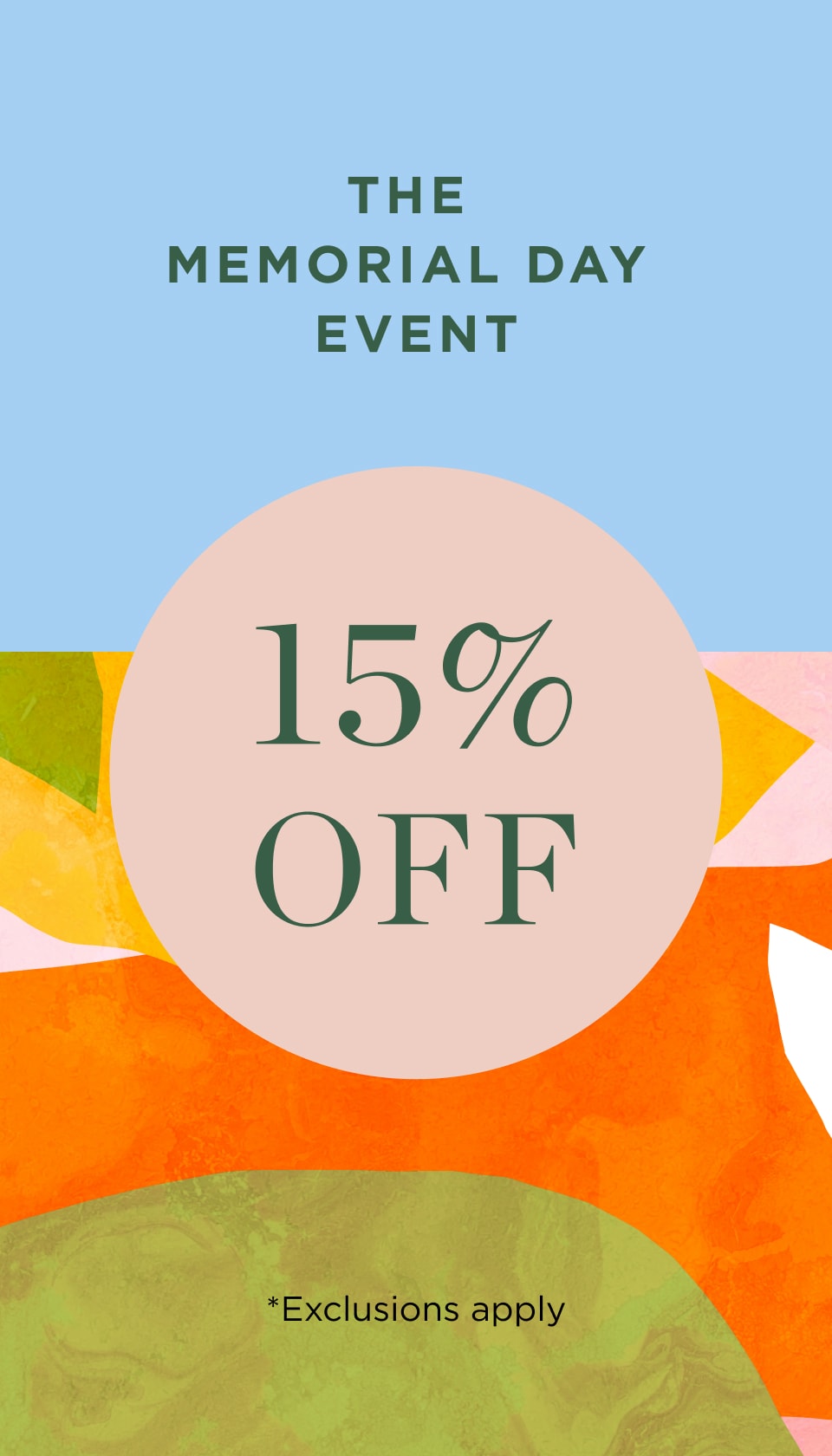 15% off sitewide*