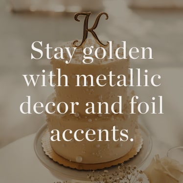 GOLD WEDDING THEME