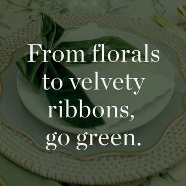 GREEN WEDDING THEME