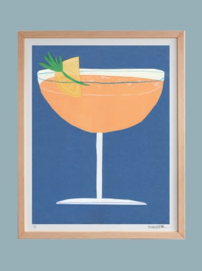 Cocktail (Edition of 5) Art Print by Elliot Stokes