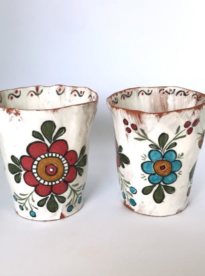 Simple Flower Tumblers by Didem Firat