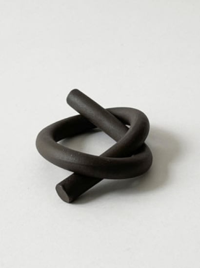 Ceramic Knot Napkin Rings by Joanne Lee