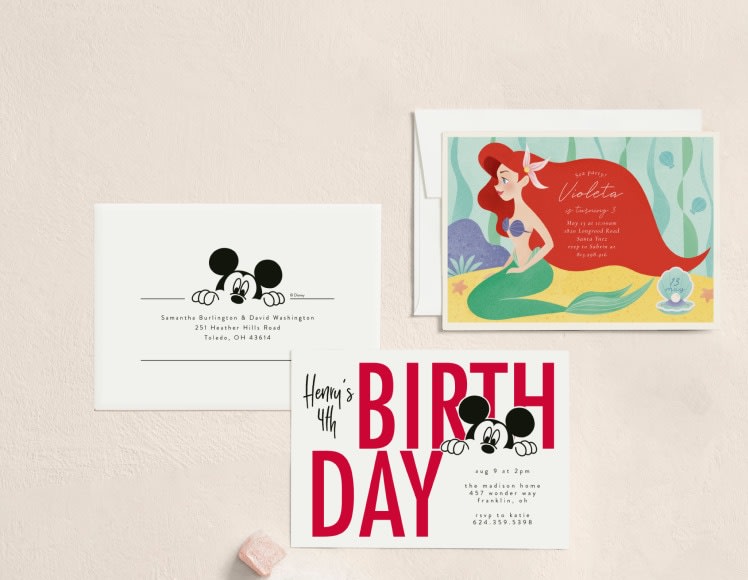 Shop Disney Kids' Birthday Invitations