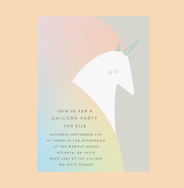 Unicorn Birthday