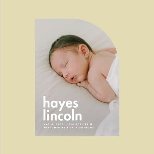 Boy Birth Announcements