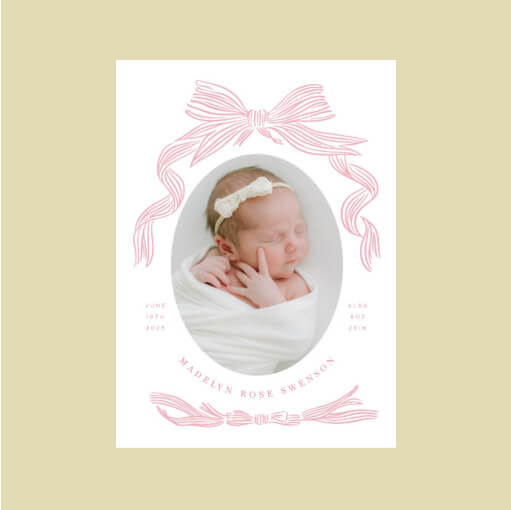 Girl Birth Announcements