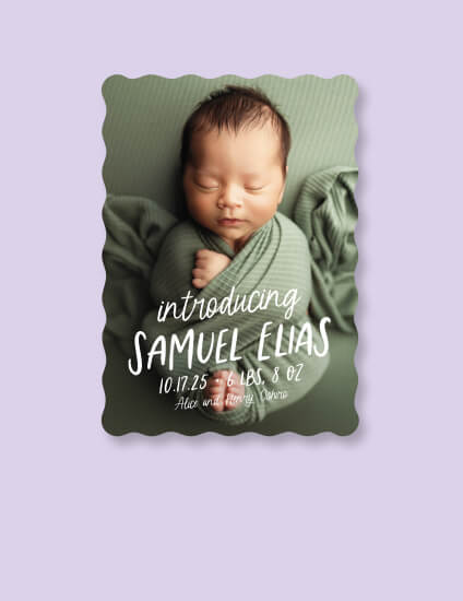 New! Birthday Announcements
