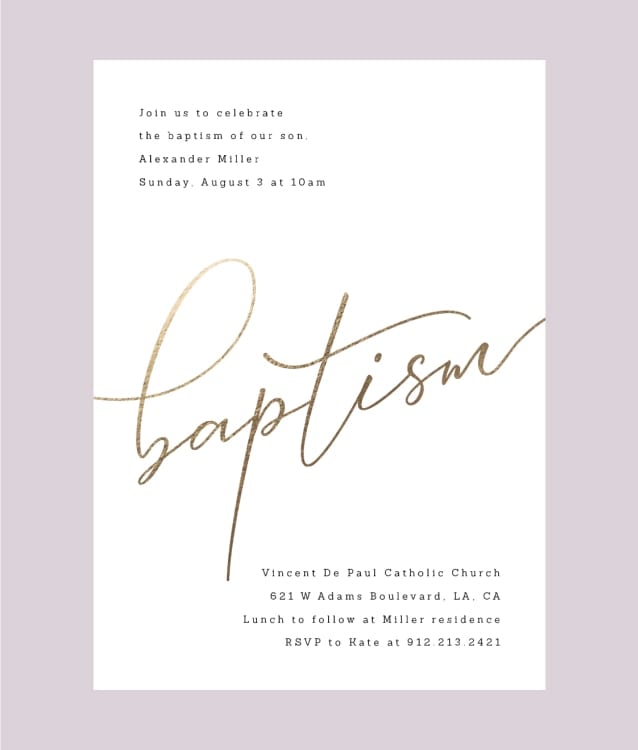 Baptism & Christening