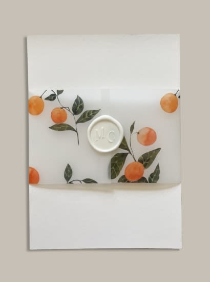 Orange Vellum by Carley Zuercher