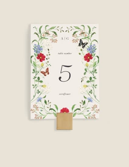 Table Numbers