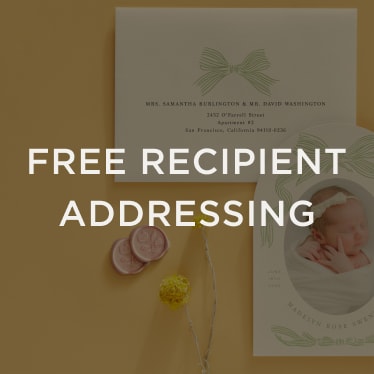 Free Recipient Addressing