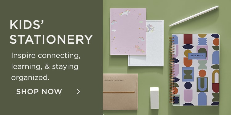 Kids' Personalized Stationery