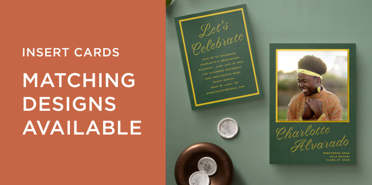 Graduation Insert Cards