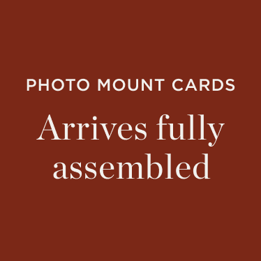 Photo Mount Cards Arrives Fully Assembled