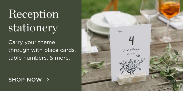 Reception Stationery