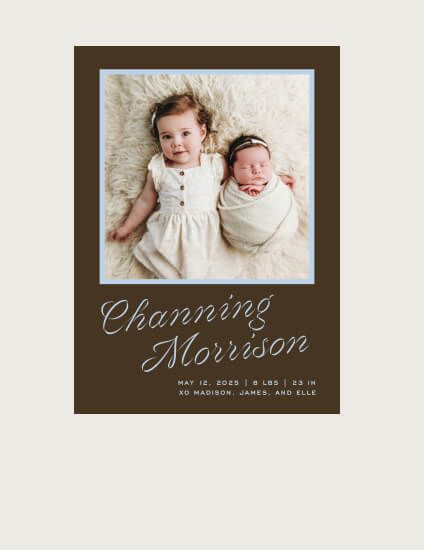New! Birthday Announcements